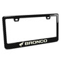Ford Bronco 3D Night Glow Luminescent Logo on Real Carbon Fiber ABS License Plate Frame