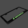 Ford Bronco 3D Night Glow Luminescent Logo on Real Carbon Fiber ABS License Plate Frame