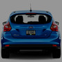 Ford Focus RS 3D Night Glow Luminescent Logo on Real Carbon Fiber ABS License Plate Frame