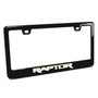 Ford F-150 Raptor 3D Night Glow Luminescent Logo on Real Carbon Fiber ABS License Plate Frame