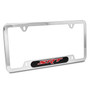 Dodge Jeep SRT Real Carbon Fiber Nameplate Chrome Stainless Steel License Frame