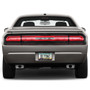Dodge Challenger Black Insert Gunmetal Chrome Stainless Steel License Plate Frame
