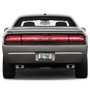 Dodge Challenger R/T Classic Black Insert Gunmetal Chrome Stainless Steel License Plate Frame