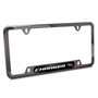 Dodge Charger R/T Black Insert Gunmetal Chrome Stainless Steel License Plate Frame