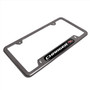 Dodge Charger R/T Black Insert Gunmetal Chrome Stainless Steel License Plate Frame