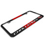 Dodge Challenger R/T Racing Stripe Black Metal License Plate Frame