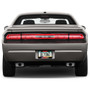 Dodge Shaker Challenger Racing Stripe Black Metal License Plate Frame