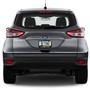 Ford Escape Black Real 3K Carbon Fiber Finish ABS Plastic License Plate Frame