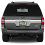 Ford Expedition Black Real Carbon Fiber Finish ABS Plastic License Plate Frame