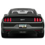 Ford Mustang Pony 3d Chrome Emblem Real Carbon Fiber Plastic License Plate Frame