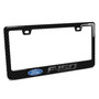 Ford F-150 in 3D Black on Real Carbon Fiber Finish Plastic License Plate Frame