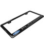 Ford Platinum in 3D Black on Real 3K Carbon Fiber Plastic License Plate Frame