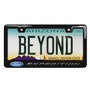 Ford Expedition in 3D Black on Real Carbon Fiber ABS Plastic License Plate Frame