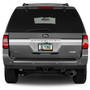 Ford Expedition in 3D Black on Real Carbon Fiber ABS Plastic License Plate Frame