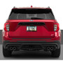 Ford Focus ST Black Nameplate Black Stainless Steel License Plate Frame