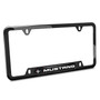 Ford Mustang Real Carbon Fiber Insert Black Stainless Steel License Plate Frame