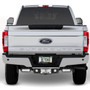 Ford Super-Duty Real Carbon Fiber Insert Black Stainless Steel License Plate Frame