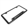 Ford Expedition Real Carbon Fiber Insert Black Stainless Steel License Plate Frame