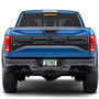 Ford F-150 Raptor Black Insert Gunmetal Chrome Stainless Steel License Plate Frame