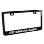 Cadillac Escalade Crest 3D Real 3K Carbon Fiber ABS Plastic License Plate Frame