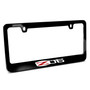 Chevrolet Corvette C6 Z06 Black Metal License Plate Frame