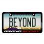 Chevrolet Corvette C7 Grand Sport Black Metal License Plate Frame