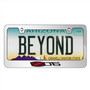 Chevrolet Corvette C6 Z06 3D Embossed Letters on Mirror Chrome Metal License Plate Frame