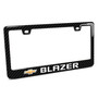 Chevrolet Blazer 3D Real 3K Carbon Fiber Finish ABS Plastic License Plate Frame