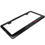 Chevrolet Camaro ZL1 Black 3D Real Carbon Fiber ABS Plastic License Plate Frame