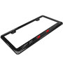 Chevrolet Camaro ZL1-1LE Black 3D Carbon Fiber ABS Plastic License Plate Frame