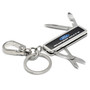 Ford Super-Duty Marks Multi-Tool Genuine Black Leather Key Chain Key-ring