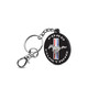 Ford Mustang Circle Logo Laser Engraved UV Full-Color Acrylic Charm Key Chain