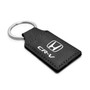 Honda CR-V Rectangular Black Leatherette Key Chain