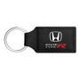 Honda Civic Type-R Rectangular Black Leatherette Key Chain