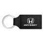 Honda Odyssey Rectangular Black Leatherette Key Chain