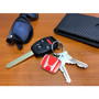 iPick Image - Honda Red H Logo Chrome Die-cast Metal Key Chain - Honda