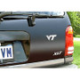Virginia Tech Chrome Metal Car Emblem