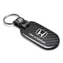 Honda Accord 100% Real Black Carbon Fiber Tag Style Key Chain