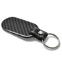 Honda Red Logo Civic 100% Real Black Carbon Fiber Tag Style Key Chain