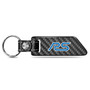 Ford Focus RS Real Carbon Fiber Blade Style with Black Leather Strap Key Chain
