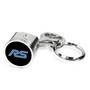Ford RS Chrome Finish Engine Piston and Rod Metal Key Chain Keychain