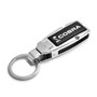 Ford Cobra Black Leather insert Detachable Chrome Metal Belt Slide Key Chain