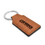 Ford F150 Platinum Rectangular Brown Leather Key Chain