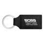 Ford Mustang Boss 302 Rectangular Black Leatherette Key Chain