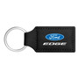 Ford Edge Rectangular Black Leatherette Key Chain