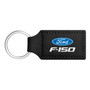 Ford F-150 Rectangular Black Leatherette Key Chain