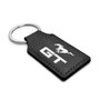 Ford Mustang GT Rectangular Black Leatherette Key Chain