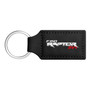 Ford F-150 Raptor Rectangular Black Leatherette Key Chain