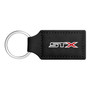 Ford F150 STX 4x4 Rectangular Black Leatherette Key Chain