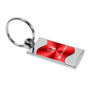 Honda S2000 Red Spun Brushed Metal Key Chain
